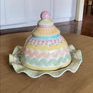 Mackenzie-Child’s platter and dome